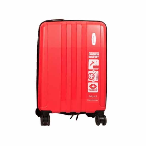 Origami Traveller Suitcase / TravelCase-Red-Small