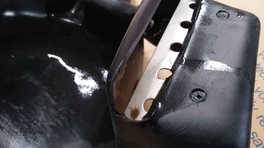 View 3 - Bracket Area - Rodeo Seat - for Prijon Hurricane and others